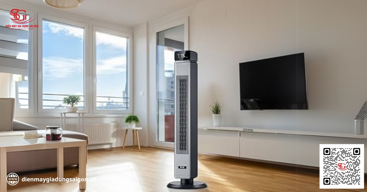 Quạt hơi nước với thiết kế nhỏ gọn và ít tiêu tốn năng lượng