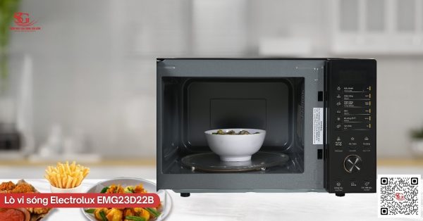 hướng dẫn sử dụng và bảo trì lò vi sóng Electrolux EMG23D22B