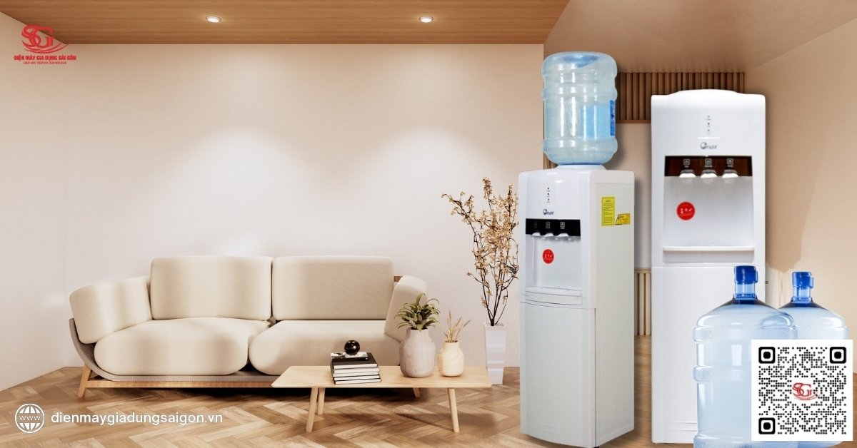 Cây nước nóng lạnh bình úp FujiE WD1800C