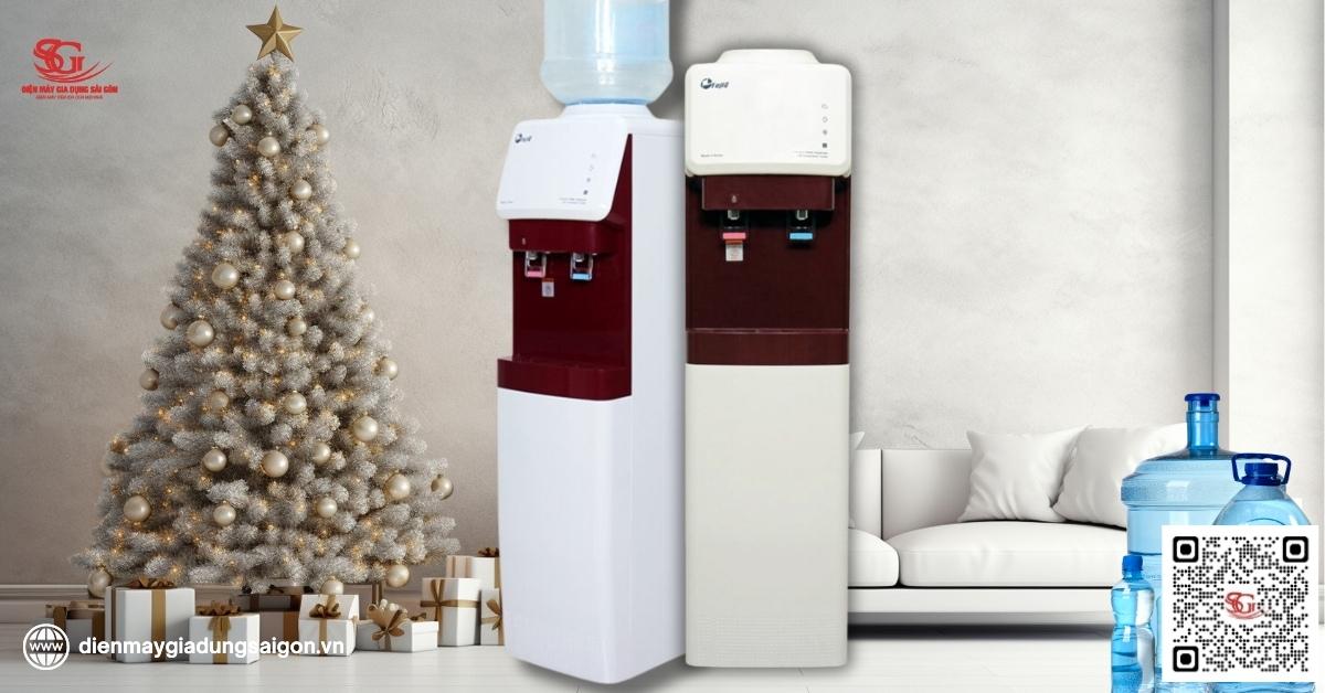 Cây nước nóng lạnh cao cấp FujiE WD-1500U-KR Red