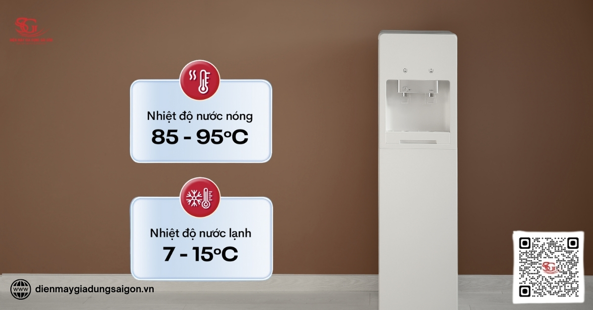 Sử dụng cây nước nóng lạnh pha sữa cần lưu ý