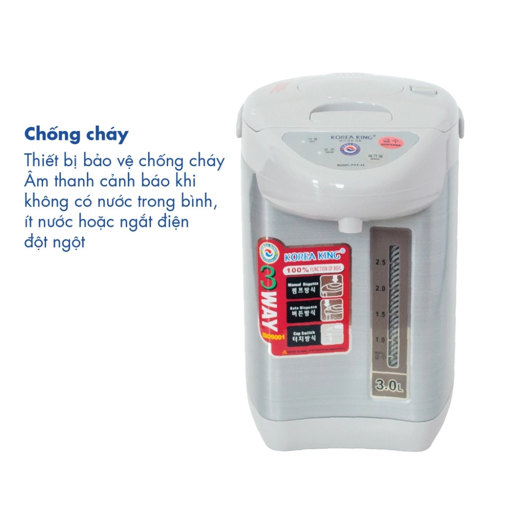 Bình Thủy Điện Korea King PHT-30
