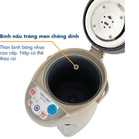 Bình thủy điện Korea King PWP-43L - Hàng Chính Hãng