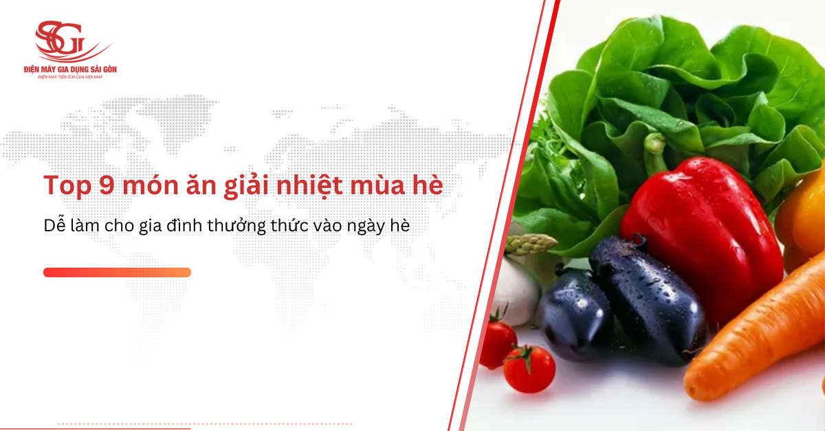 Top 9 món ăn giải nhiệt mùa hè dễ làm cho gia đình