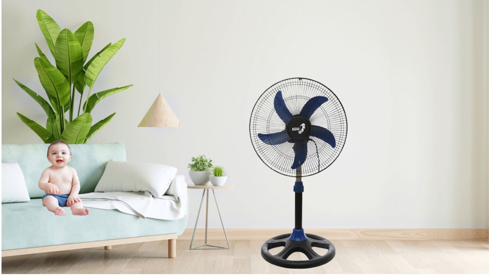 Cách sử dụng quạt an toàn cho bé