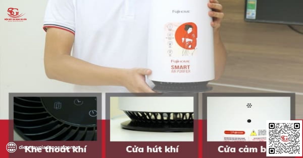 Máy lọc không khí thông minh Fujihome AP12 là sản phẩm cao cấp