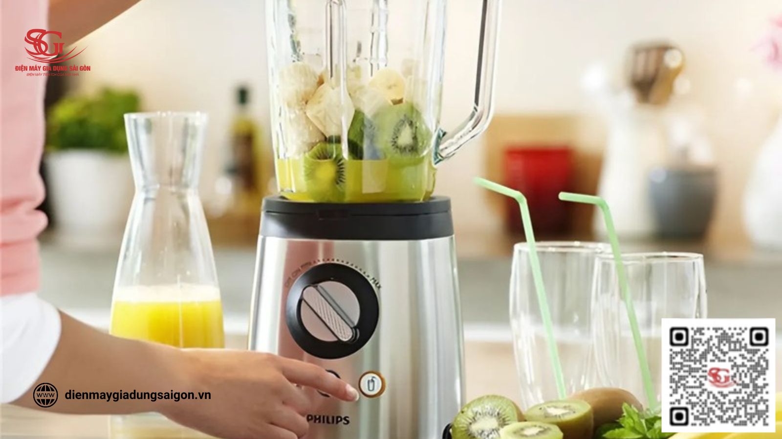 Máy xay sinh tố bị kẹt do quá tải