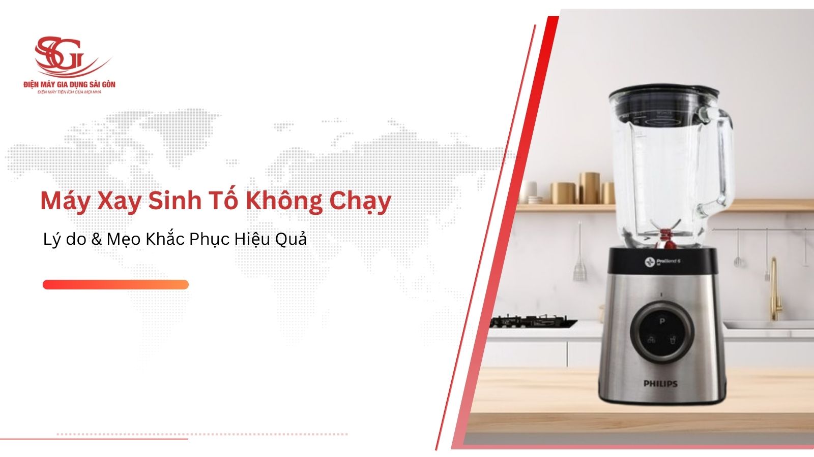 7 lý do máy xay sinh tố không chạy & mẹo khắc phục hiệu quả