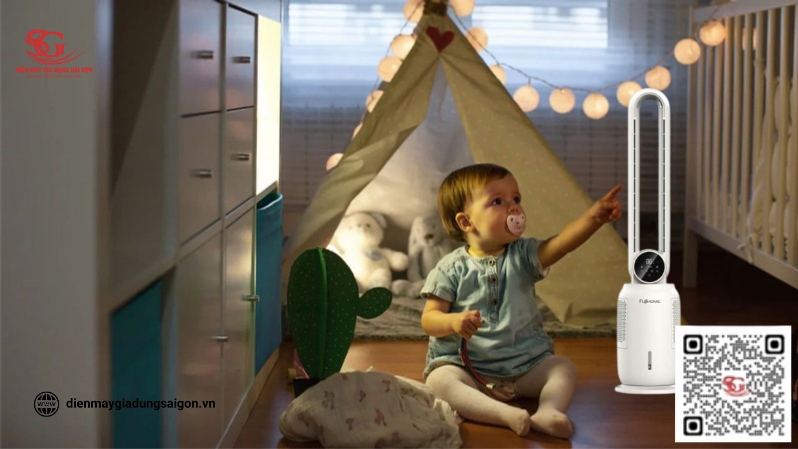 Những lợi ích của quạt đối với trẻ sơ sinh