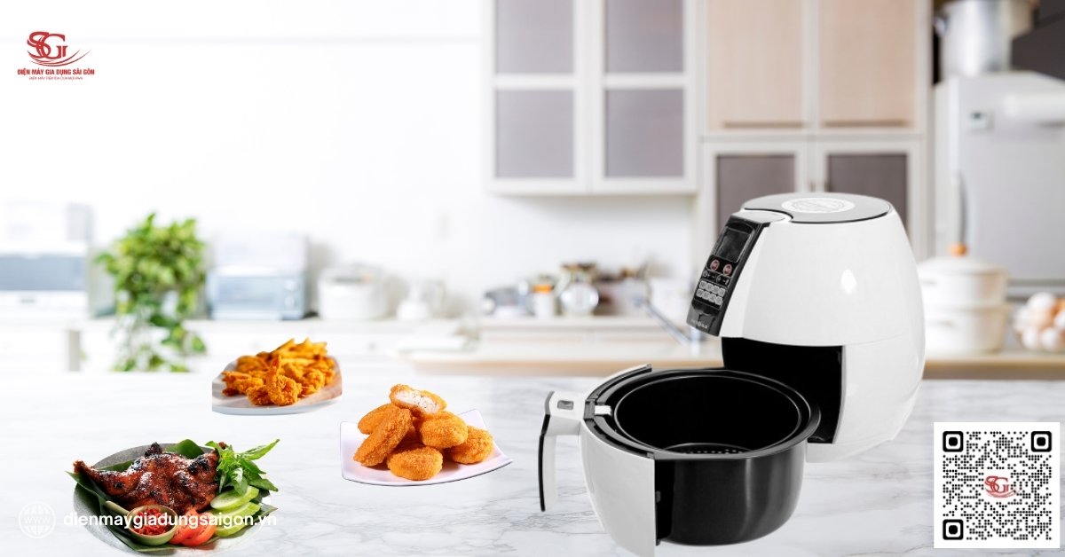 Nồi chiên không dầu Panworld chế biến đa dạng