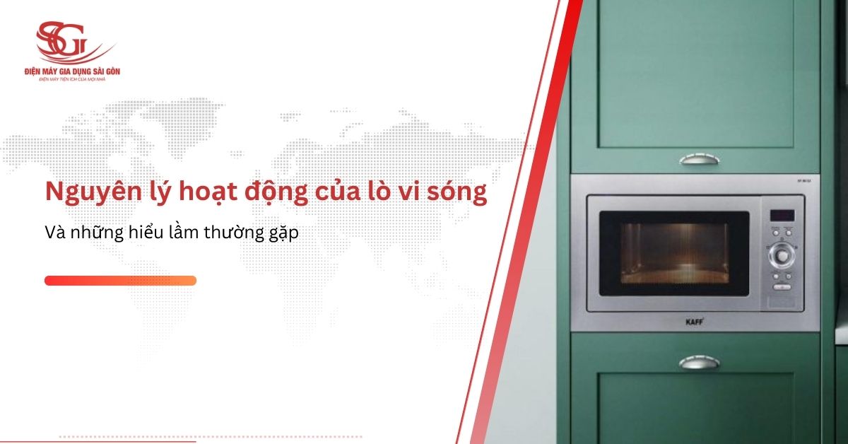 KHÁM PHÁ chi tiết nguyên lý hoạt động của lò vi sóng