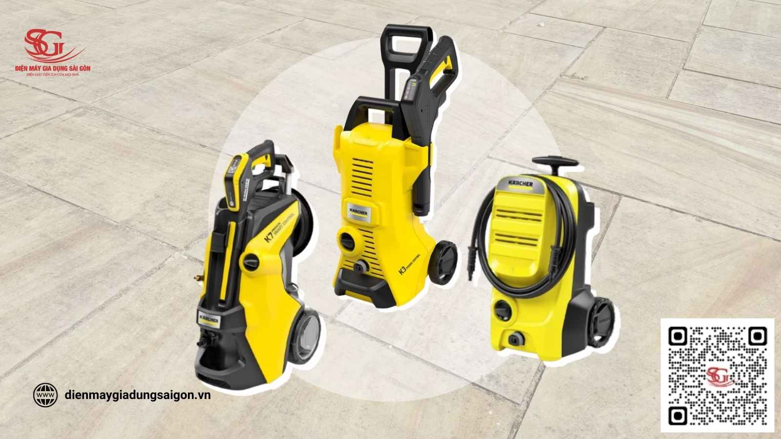 Các loại máy rửa xe Karcher