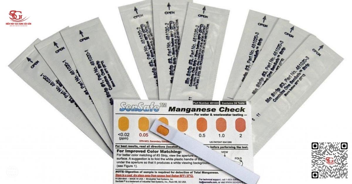 Kiểm tra nước nhiễm mangan 