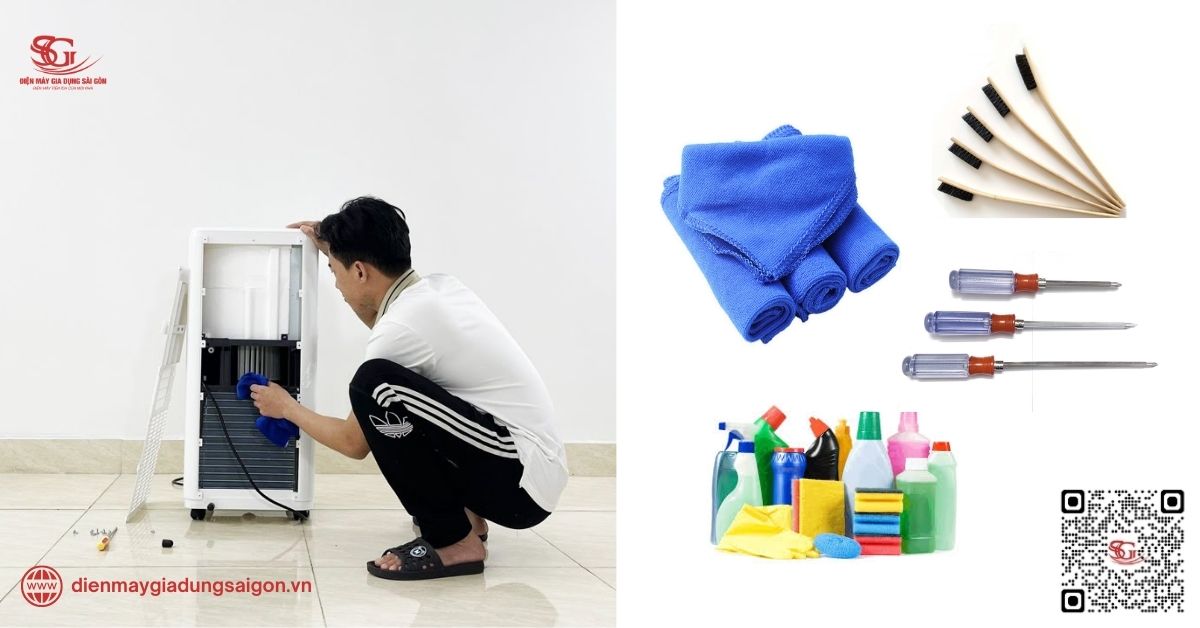 Cần chuẩn bị những gì để vệ sinh máy lạnh mini đúng cách tại nhà?