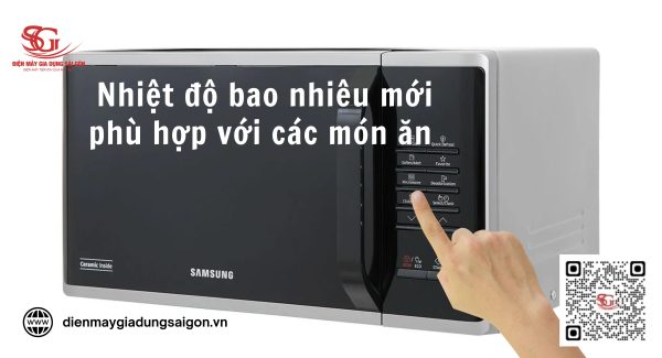 Cách lựa chọn nhiệt độ để phù hợp với các món ăn