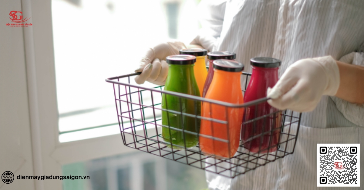 Cách bảo quản nước ép cần tây