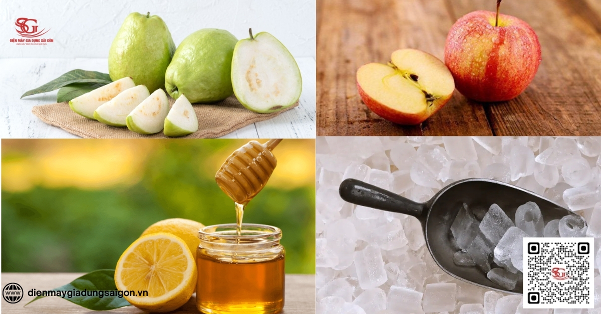 Cách làm nước ép ổi táo