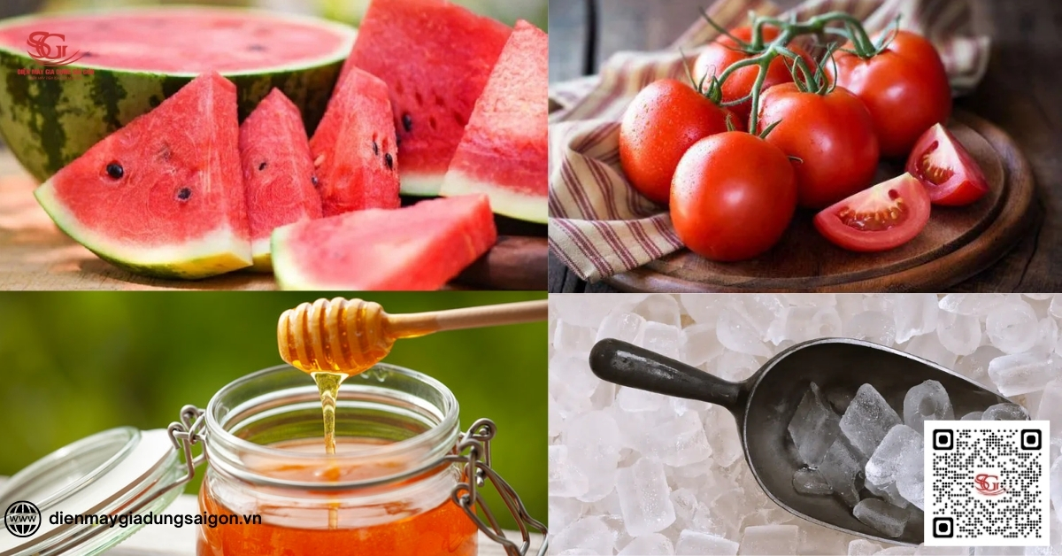 Cách làm sinh tố dưa hấu cà chua