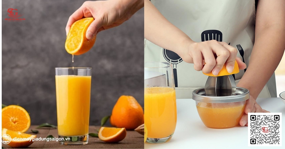 Dụng cụ vắt cam thủ công