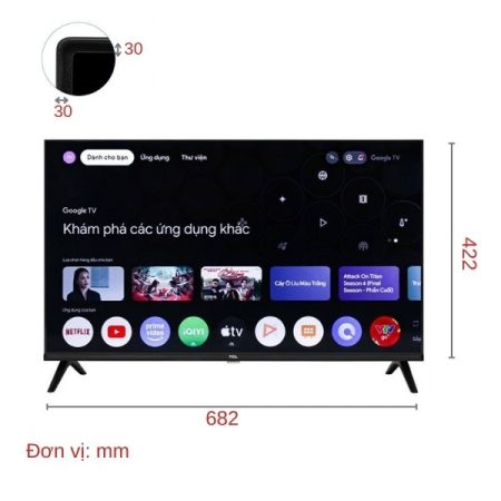 Google Tivi QLED TCL AI FHD 32 inch 32S5K