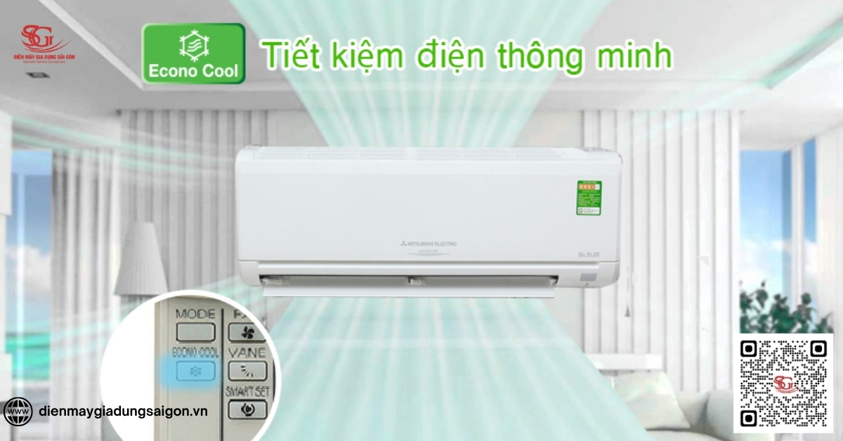 Máy lạnh Mitsubishi tiết kiệm điện