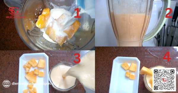 Cách làm sinh tố đu đủ