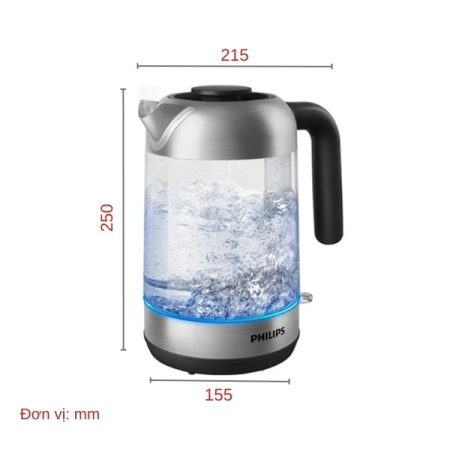 Bình đun siêu tốc Philips 1.7 lít HD9339/80_ĐMGDSG