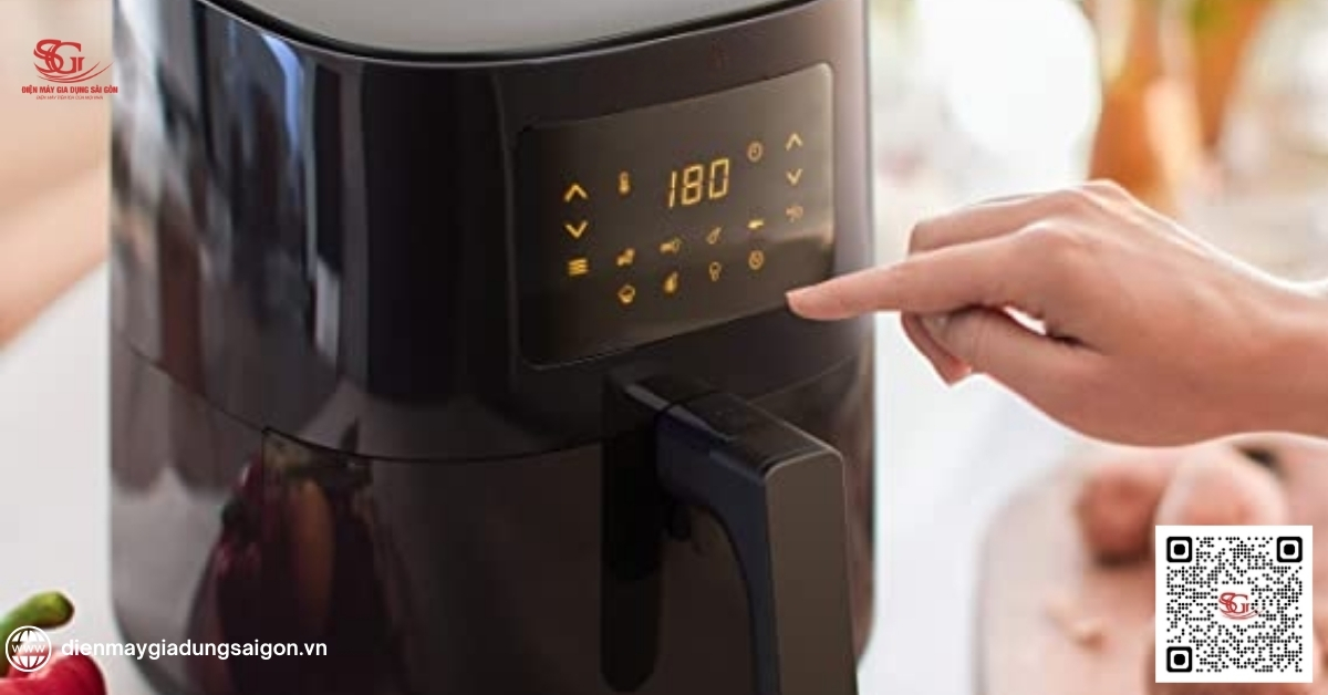 Bước 4: Chiên phồng tôm bằng nồi chiên không dầu