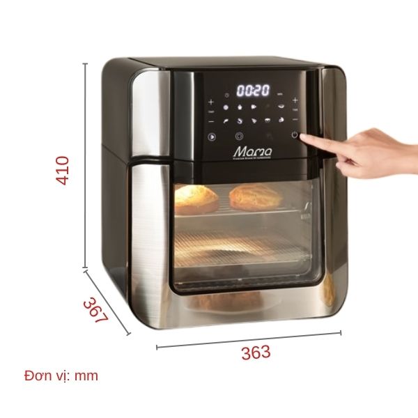 Lò chiên không dầu Sunhouse Mama SHD4088 15 lít