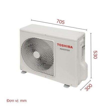 Máy lạnh Toshiba Inverter 1.5 HP RAS-H13S5KCV2G-V_ĐMGDSG