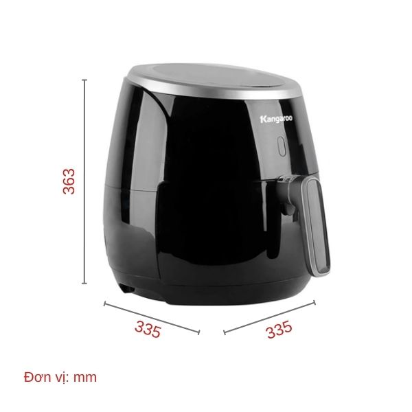 Nồi chiên không dầu Kangaroo KG52AF1A 5 lít