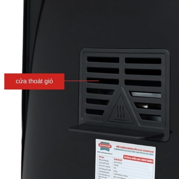Nồi chiên không dầu Sunhouse SHD4030 6.5 lít