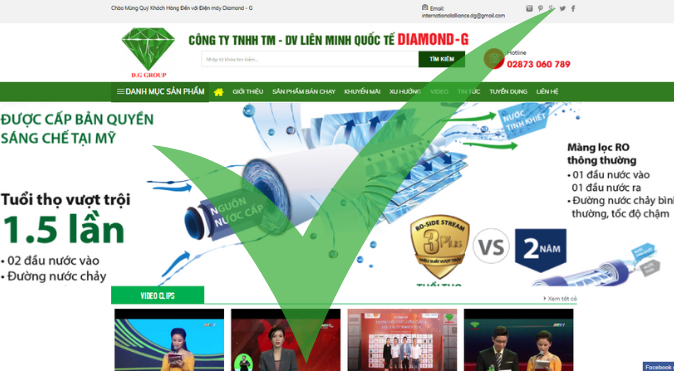 Trang web chính thức và duy nhất của Diamond G