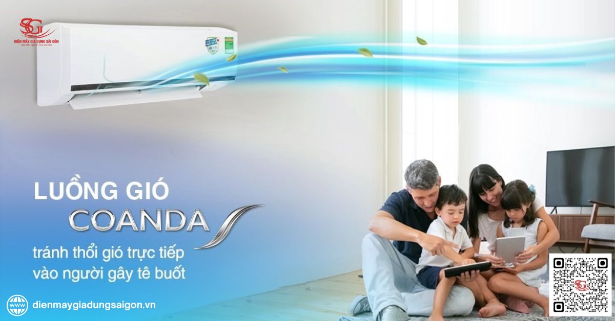 Hiệu ứng Coanda điều hòa Fujitsu 