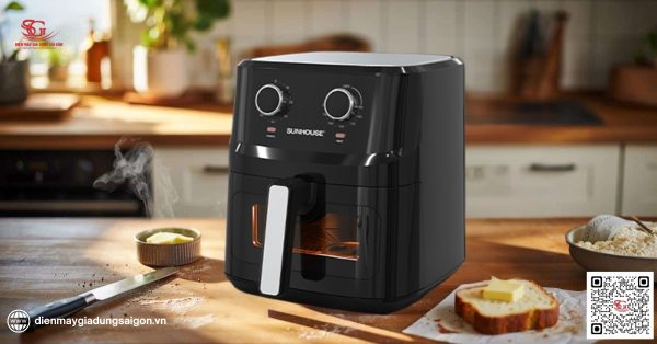 Hướng dẫn sử dụng và bảo trì nồi chiên không dầu Sunhouse SHD4030 6.5 lít để tối ưu hiệu suất