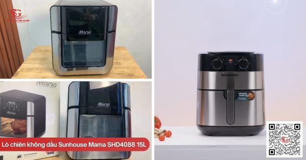 Trải nghiệm từ người dùng sau khi sử dụng lò chiên không dầu Sunhouse Mama SHD4088 15 lít