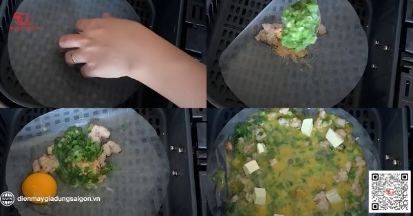 Cách làm bánh tráng bằng nồi chiên không dầu chỉ với các bước sau