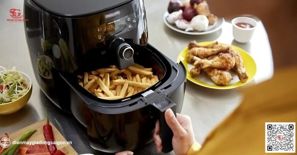 Nồi chiên không dầu Nhật Bản công nghệ hiện đại và thiết kế tinh tế