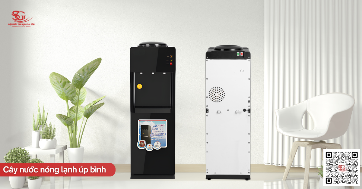 Cây nước nóng lạnh úp bình Fujihome WD61E giá rẻ