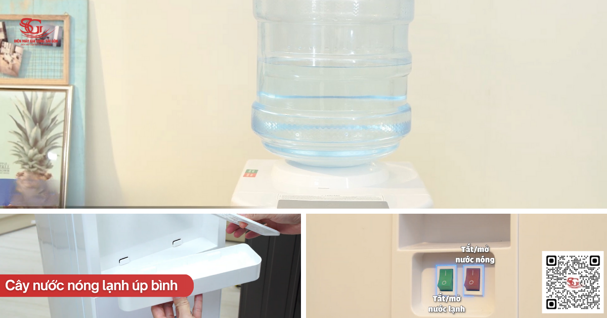Ưu nhược điểm của cây nước nóng lạnh úp bình
