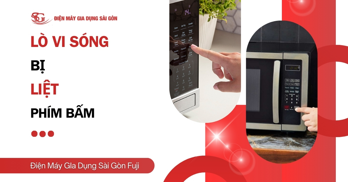 Lò vi sóng bị liệt phím bấm: Nguyên nhân và hướng dẫn khắc phục từ A-Z