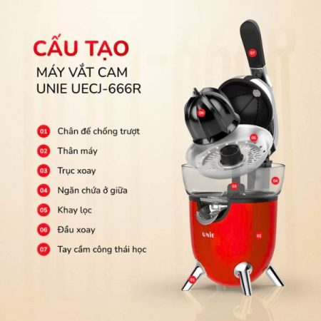 Máy vắt cam Unie UECJ-666R_ĐMGDSG
