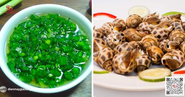 Ướp ốc hương với mỡ hành cho thấm vị