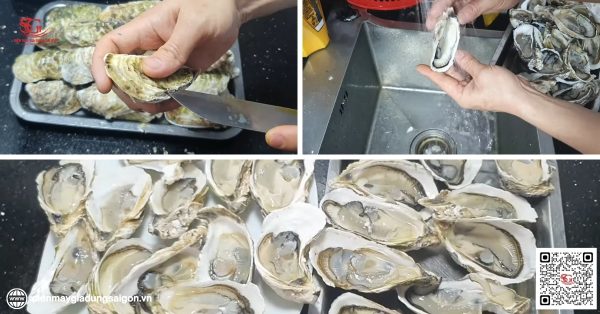 Nướng hàu bằng lò vi sóng