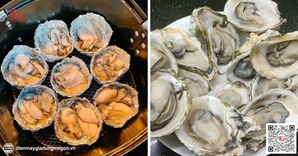 Nướng hàu bằng lò vi sóng