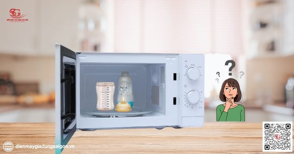 Có nên tiệt trùng bình sữa bằng lò vi sóng không?