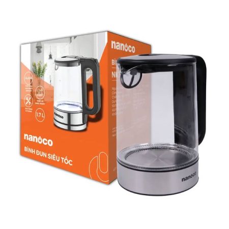 Bình đun siêu tốc thủy tinh Nanoco NKT1790 1.7 lít_ĐMGDSG