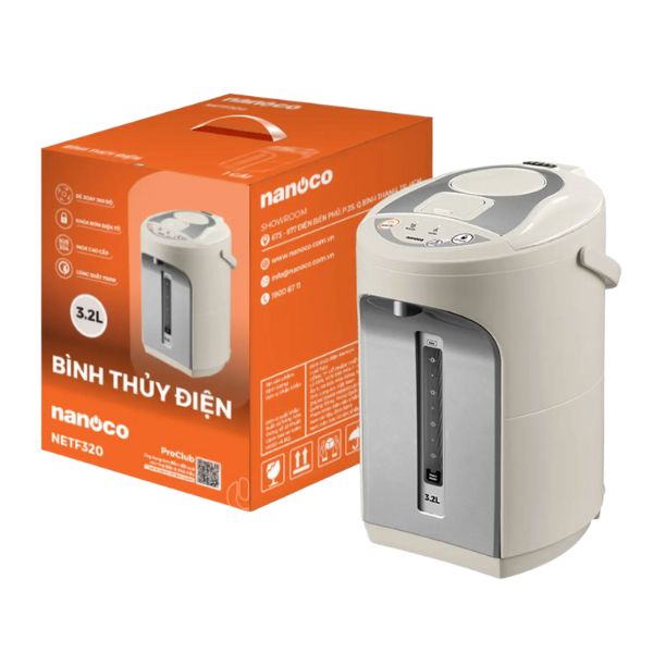 Bình thủy điện 3.2L Nanoco NETF320_ĐMGDSG