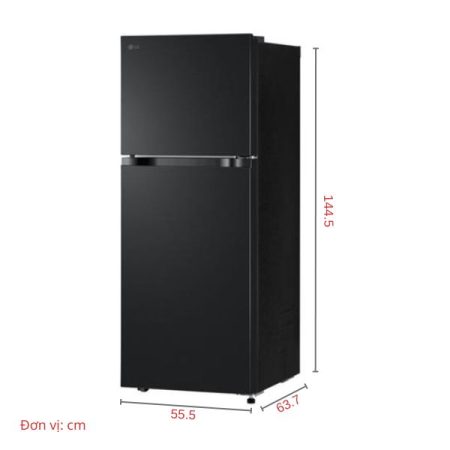 Tủ lạnh LG Smart Inverter™ 217L màu đen lì LTB21BLMI_ĐMGDSG