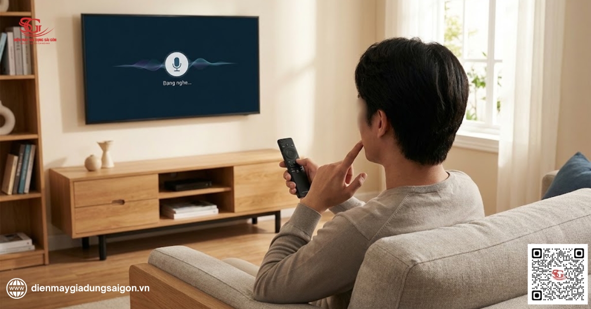 Những lưu ý để điều khiển giọng nói cho tivi Samsung nhận lệnh tốt hơn